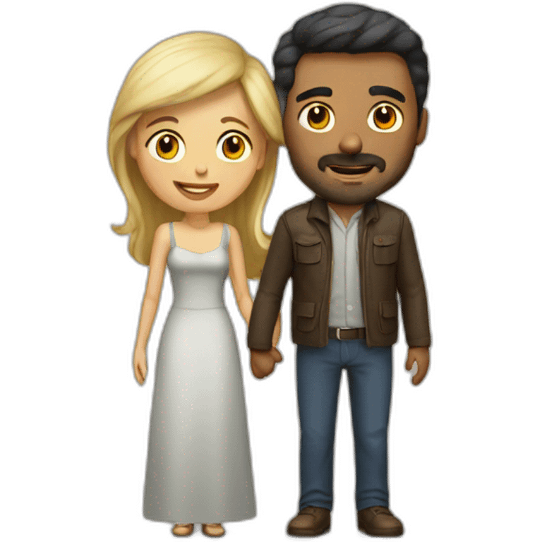 man with wife emoji