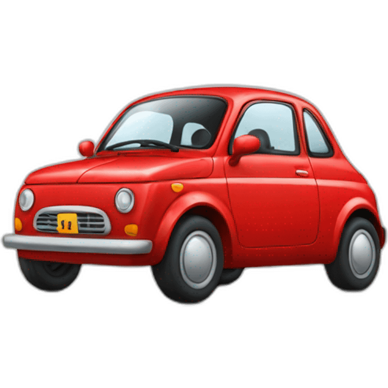 Red compact car emoji