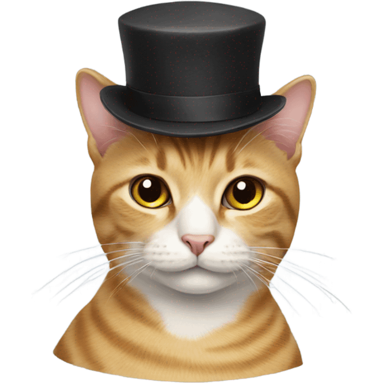 Cat with a hat emoji