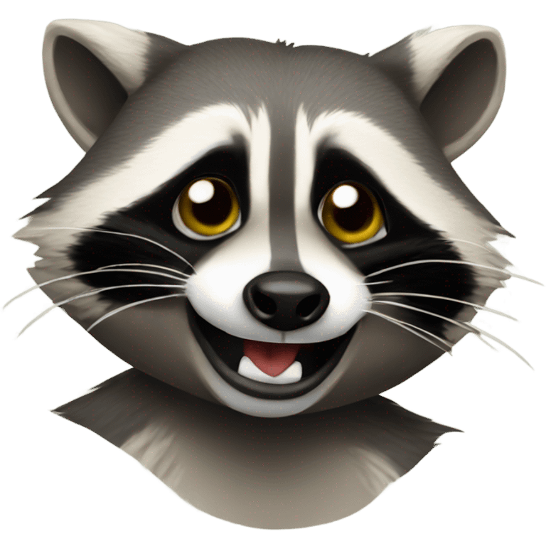 Drunk raccoon  emoji