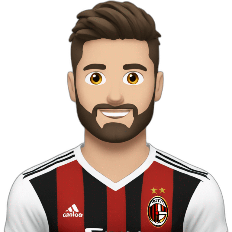 Giroud à Milan emoji