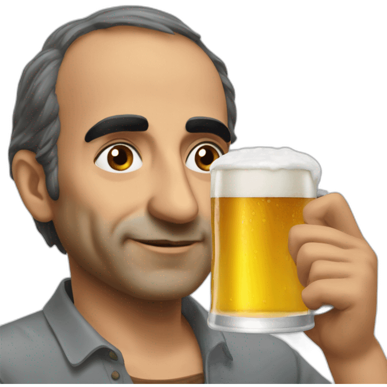 zemmour-with-a-beer emoji