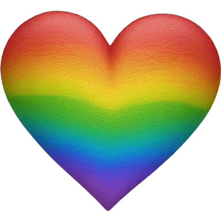 Rainbow heart emoji