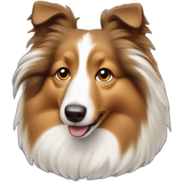 shetland sheepdog emoji