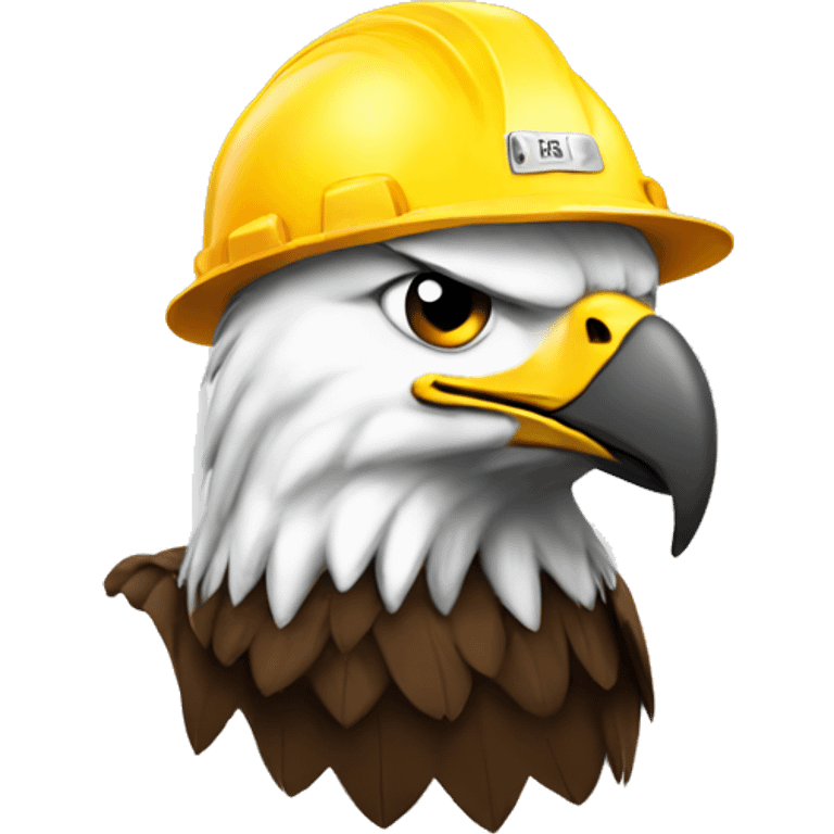 Eagle with Hardhat emoji