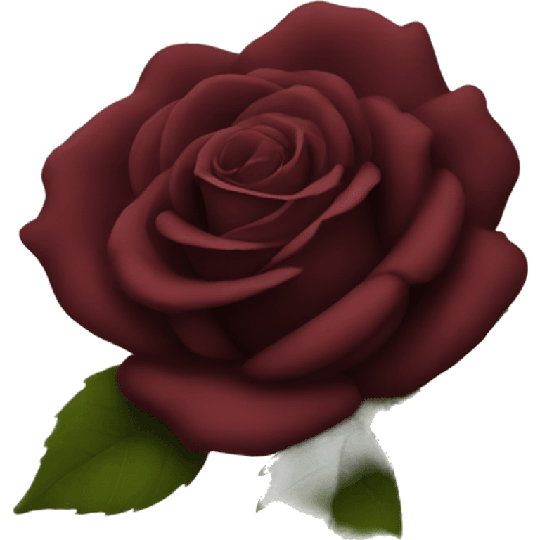 Pretty Dark Red Rose emoji