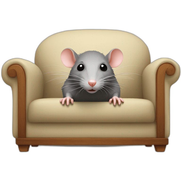 rat under the sofa emoji