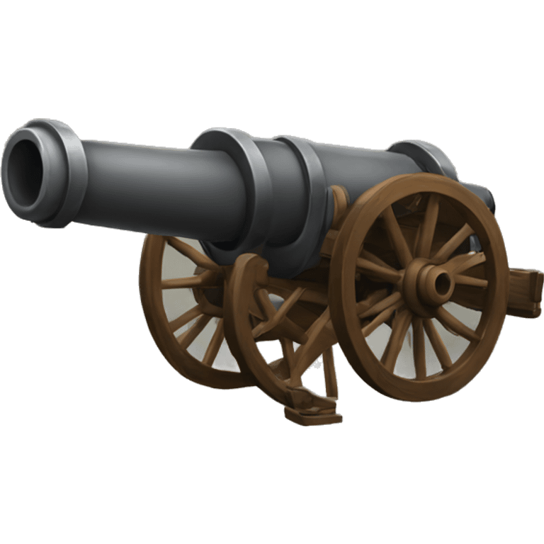 Cannon-shoot emoji