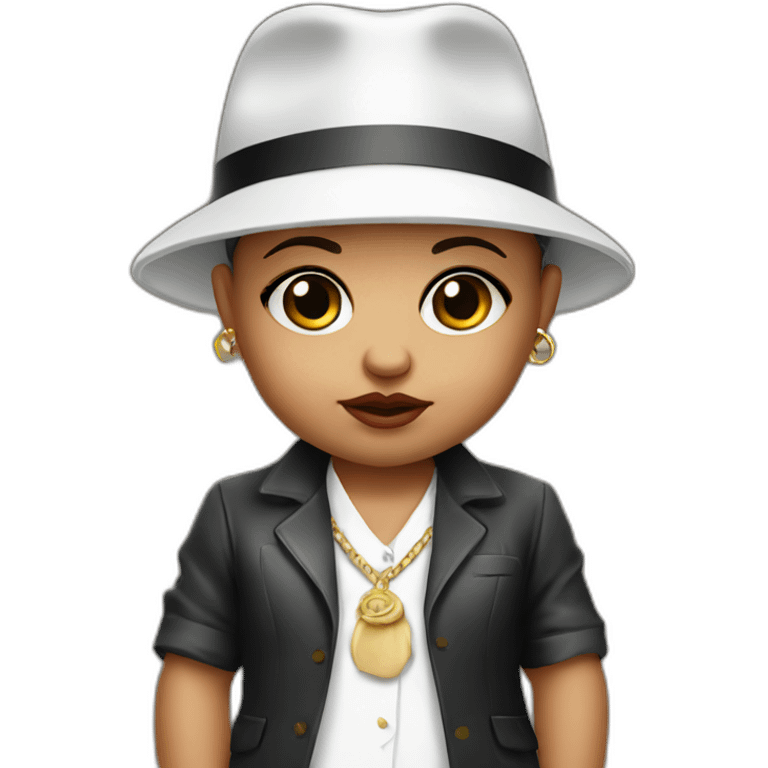 Italian mobster baby girl emoji