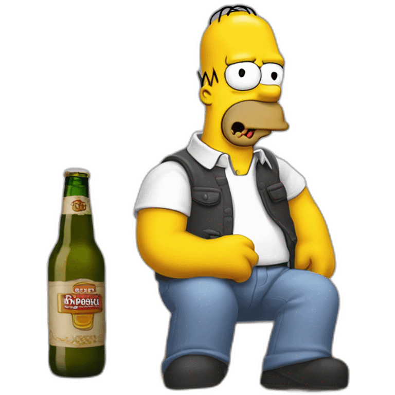 Homer simpsons biere emoji