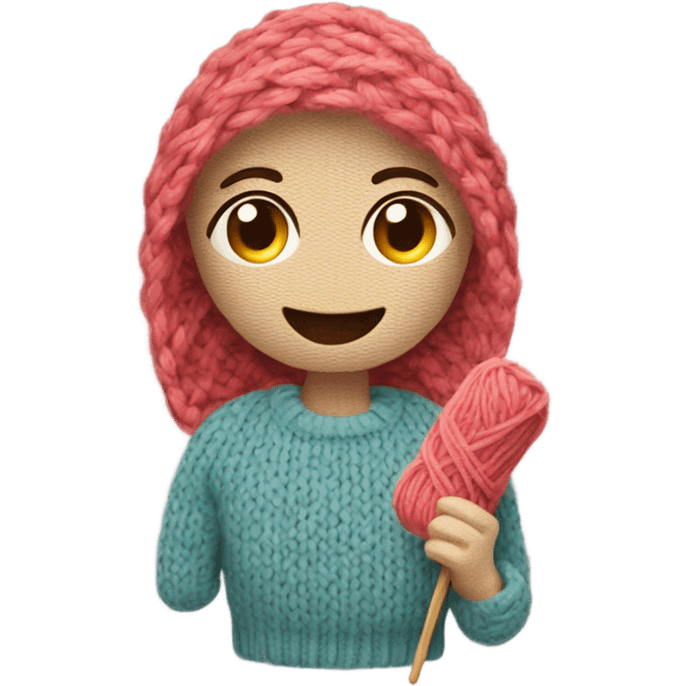 Knitting  emoji