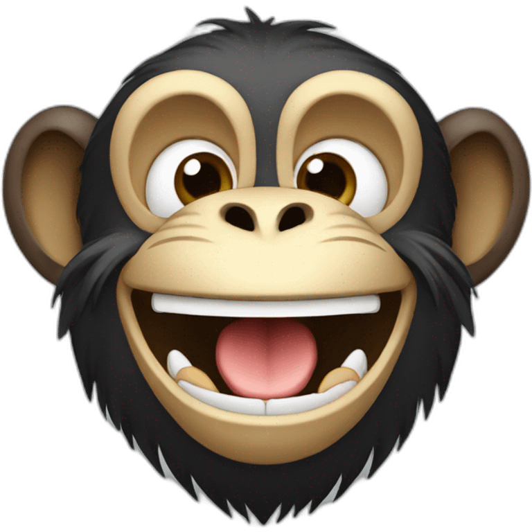 monkey laughing emoji