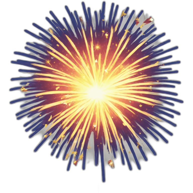 Fireworks new year emoji