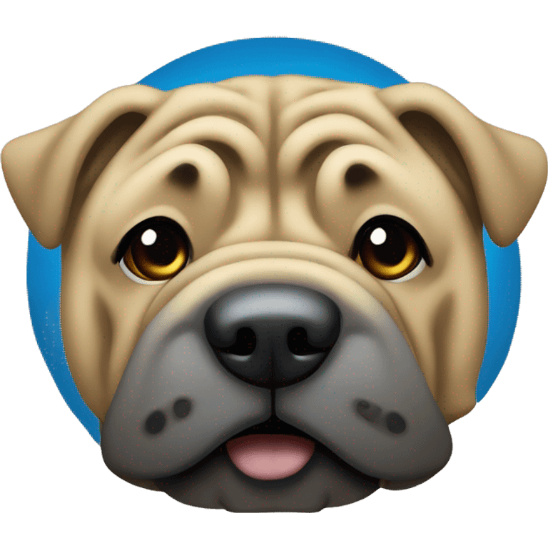 Chinese Shar-Pei ￼ emoji