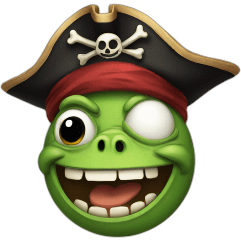 pirate pepe happy emoji