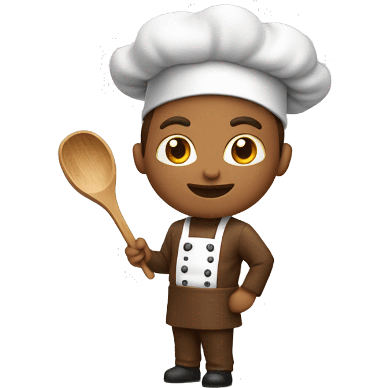 Cooking, piel marron clar emoji