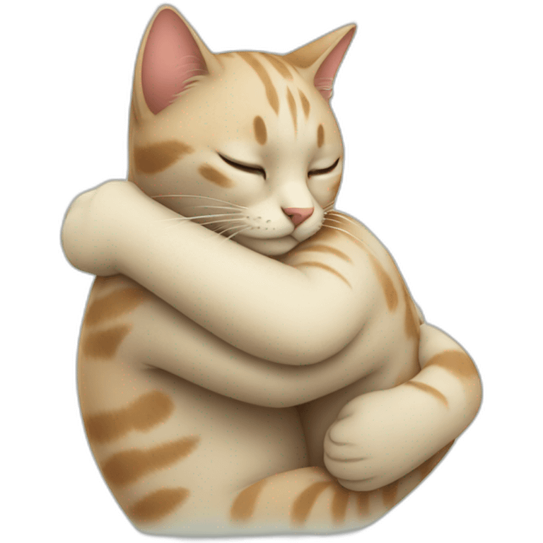 hugging cat emoji