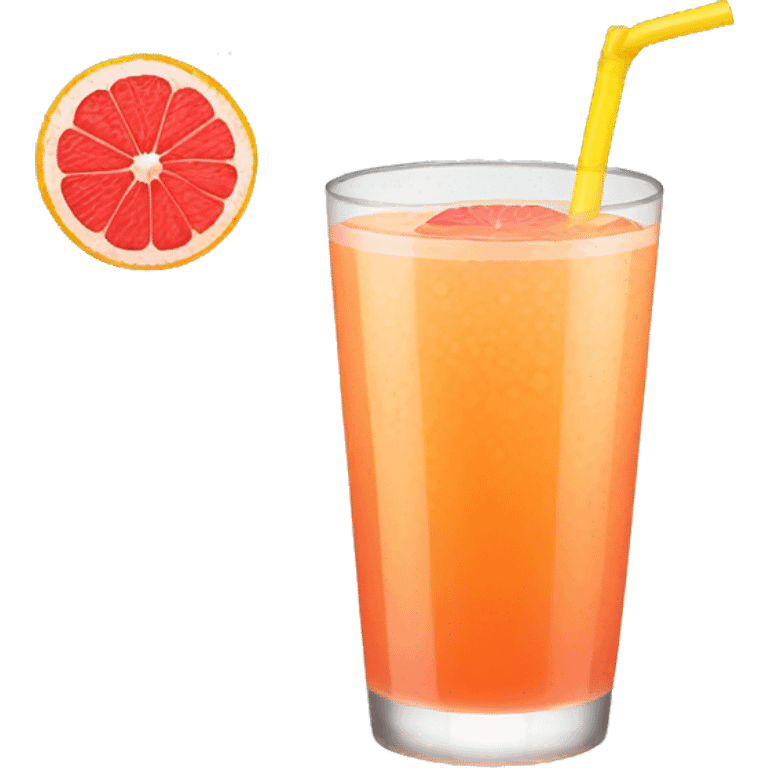 GRAPEFRUIT JUICE emoji