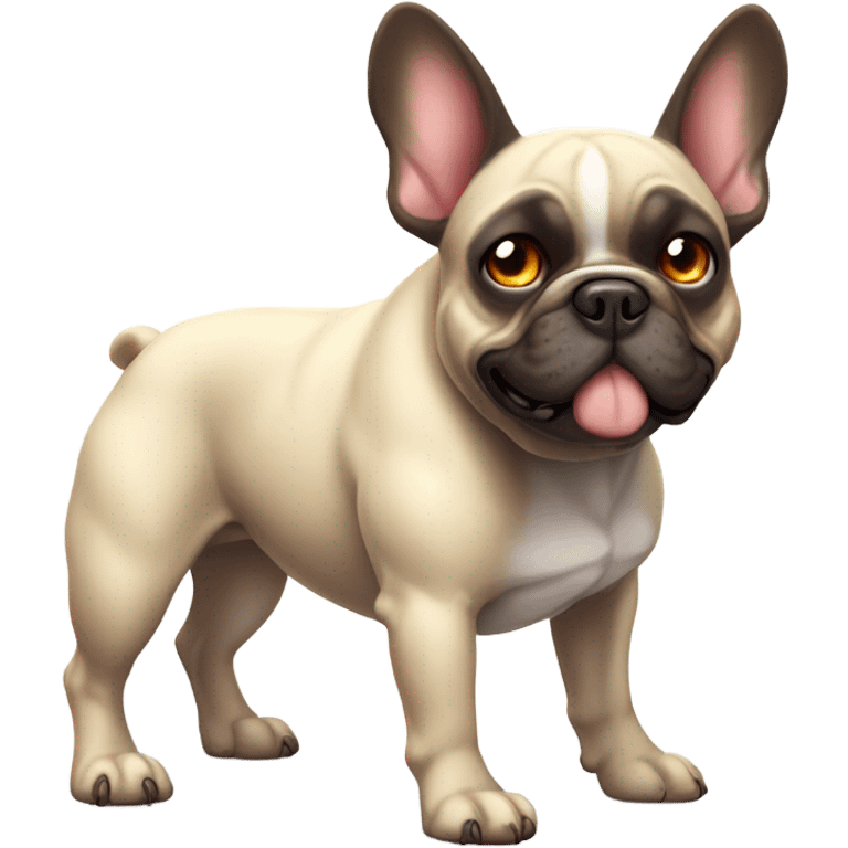 French bulldog  emoji