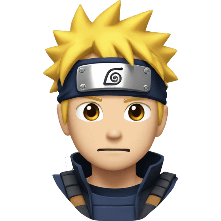 Naruto who is end a message emoji