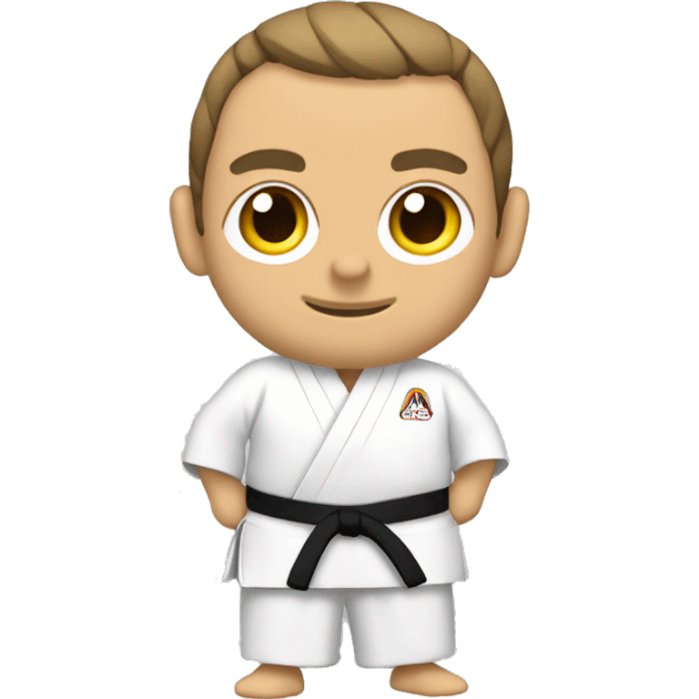 Macron en kimono de judo  emoji