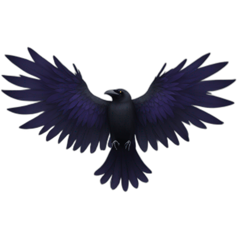 raven wings emoji