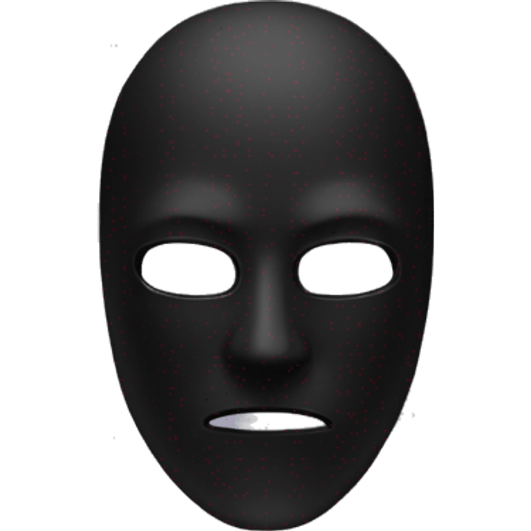 Black Mask emoji