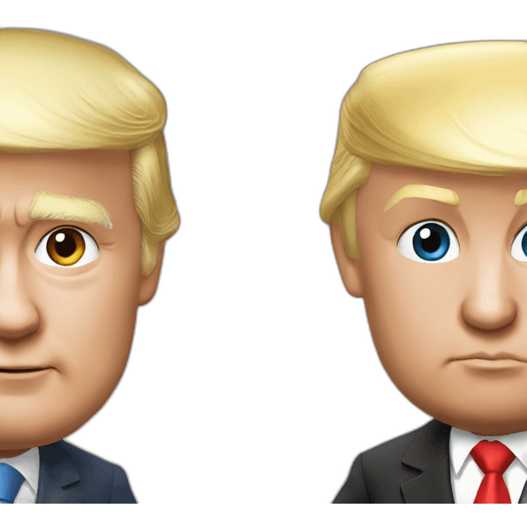 Putin and trump emoji