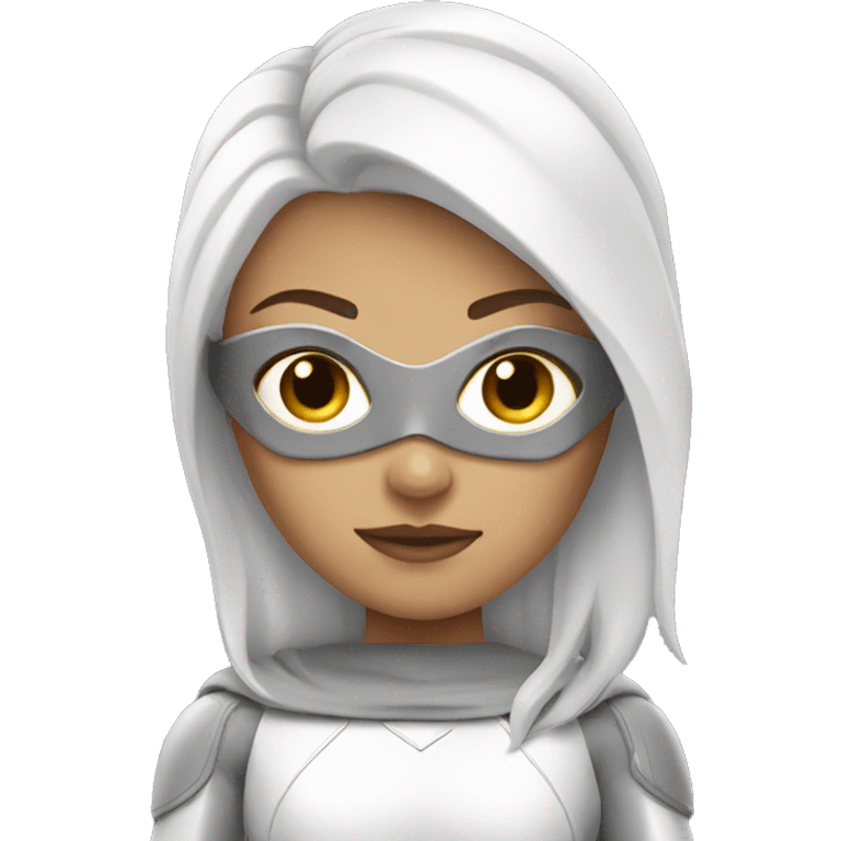 superhero female white emoji