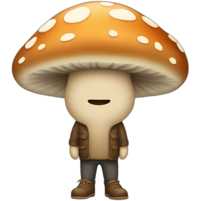 Man-mushroom-alone emoji