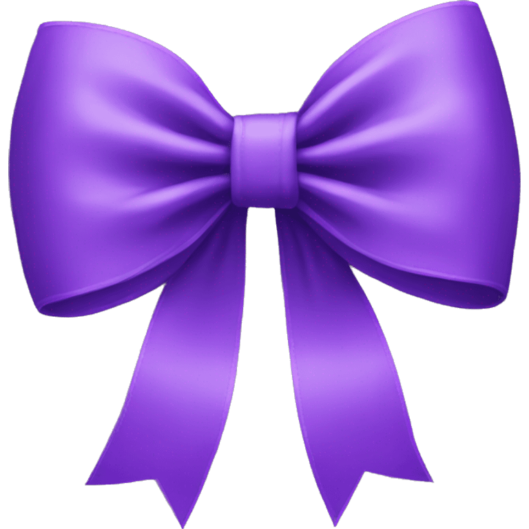 Purple bow  emoji