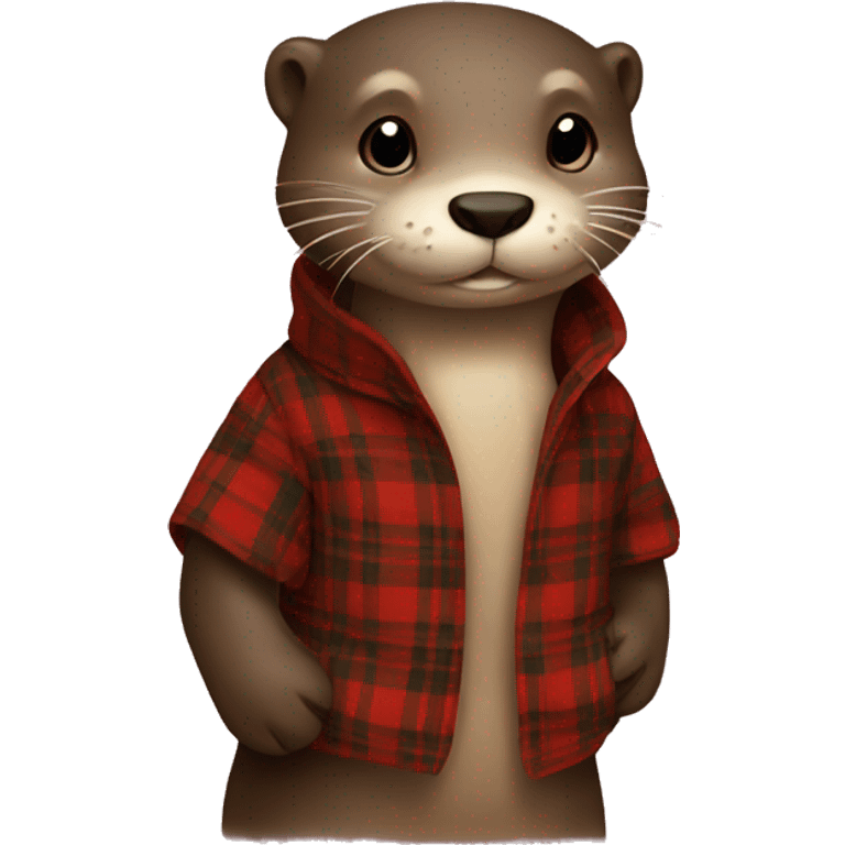 otter with plaid emoji