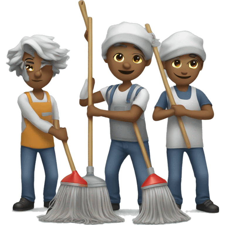 Mopping gang emoji