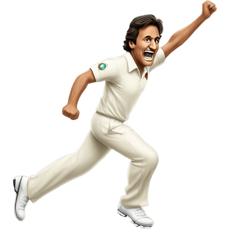 imran khan’s bowling leap emoji