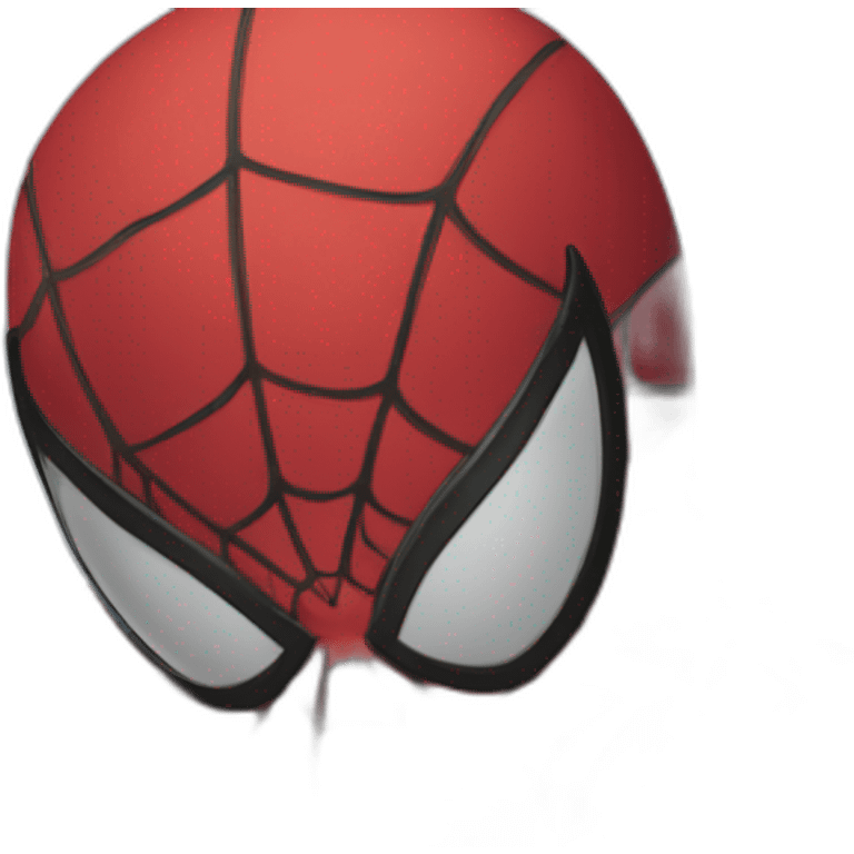 sad spider man emoji