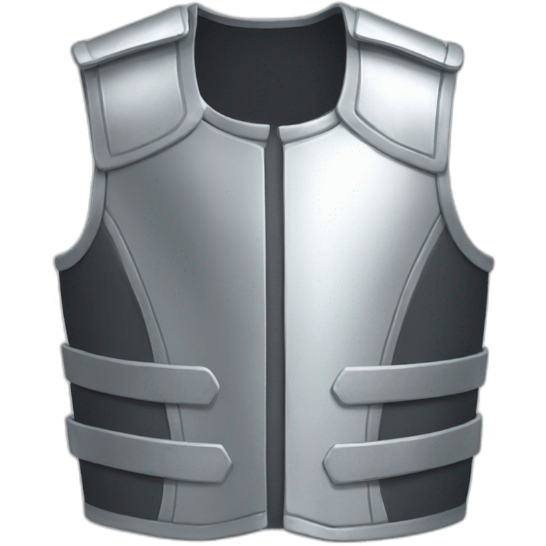 silver shining armor vest emoji