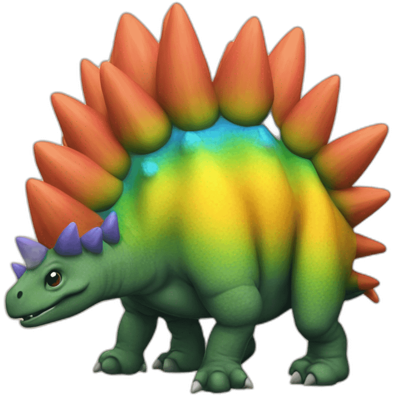 stegosaurus gay lgbt emoji