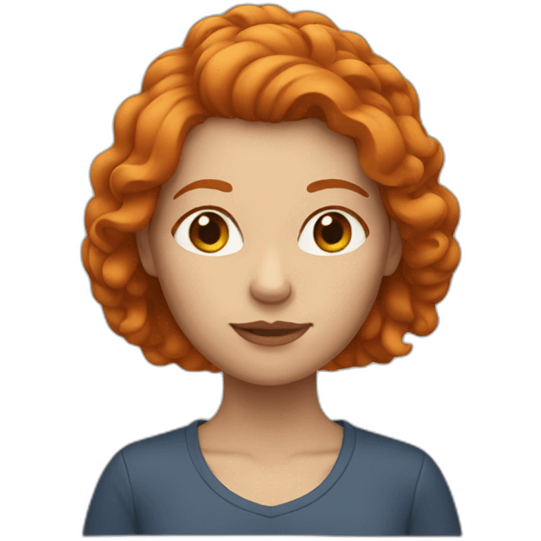 WOMEN GINGER HAIR emoji