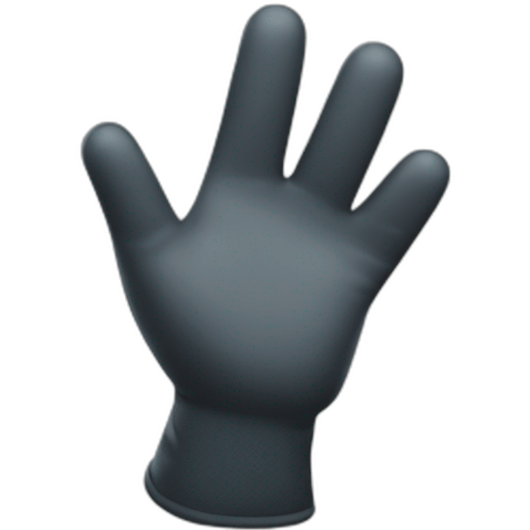 gloved hand making an ok shape emoji