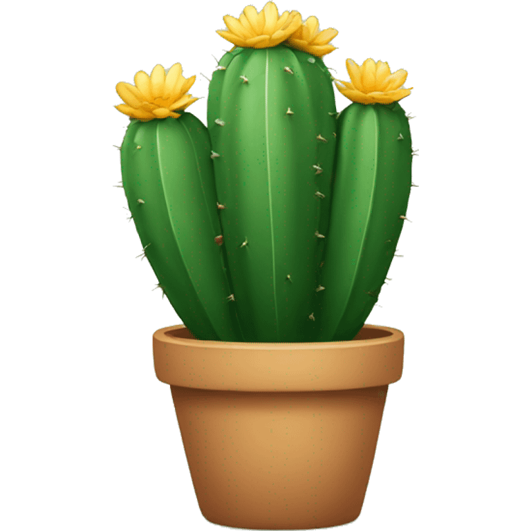 blooming cacti emoji