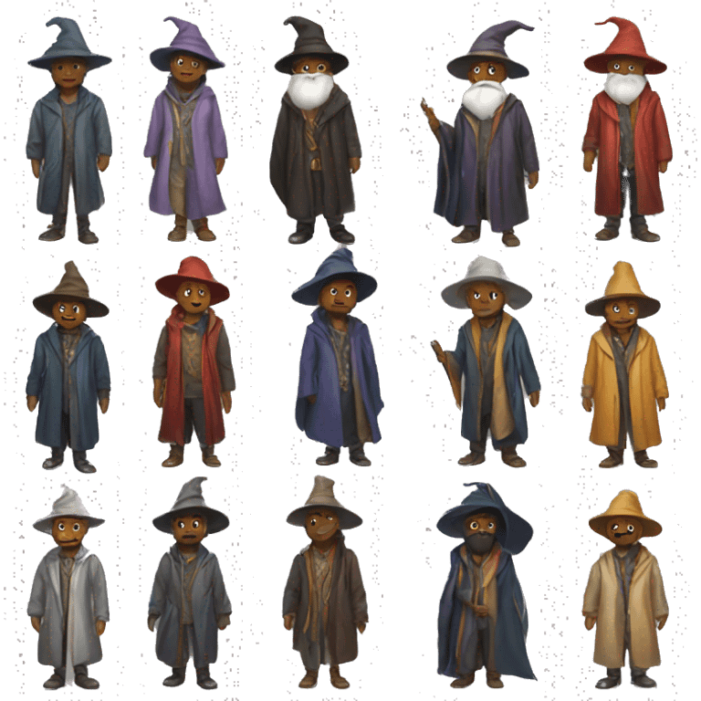 modern wizard fashion clothes emoji