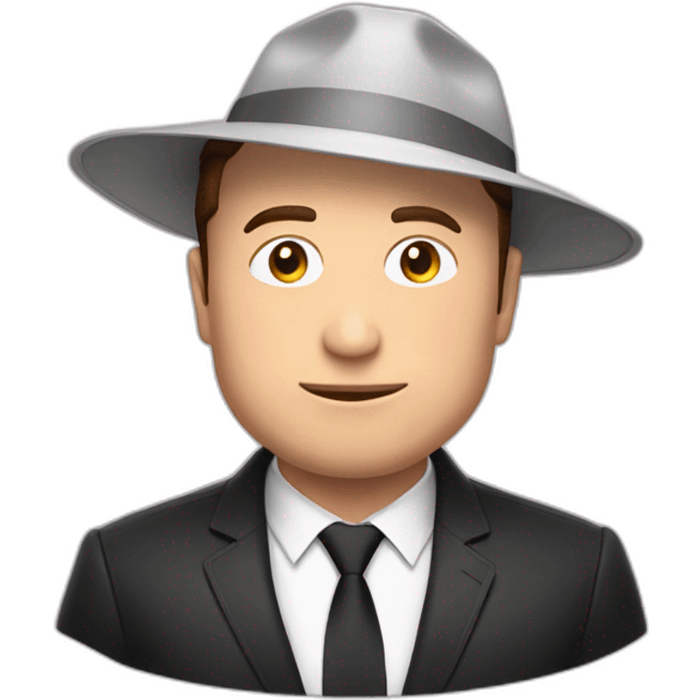 Elon musk avec une kippa emoji