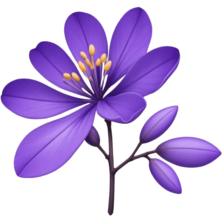 Jacaranda flower emoji