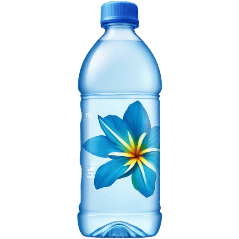 Bottle of Fiji Water  emoji