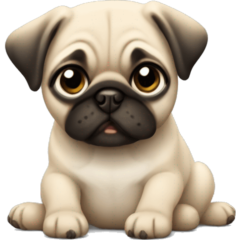 Pug puppy  emoji