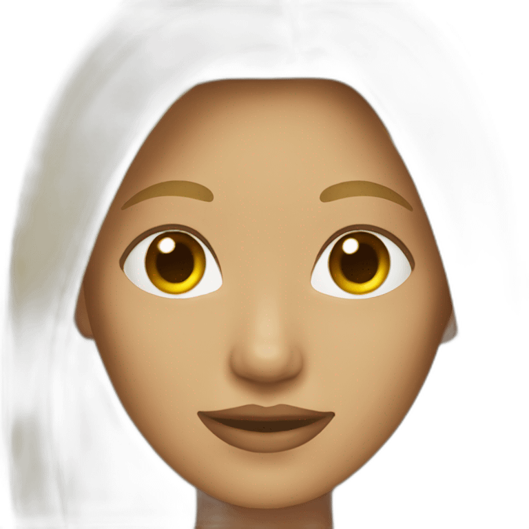 blonde straight haired woman emoji