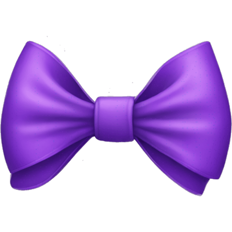 Purple bow emoji