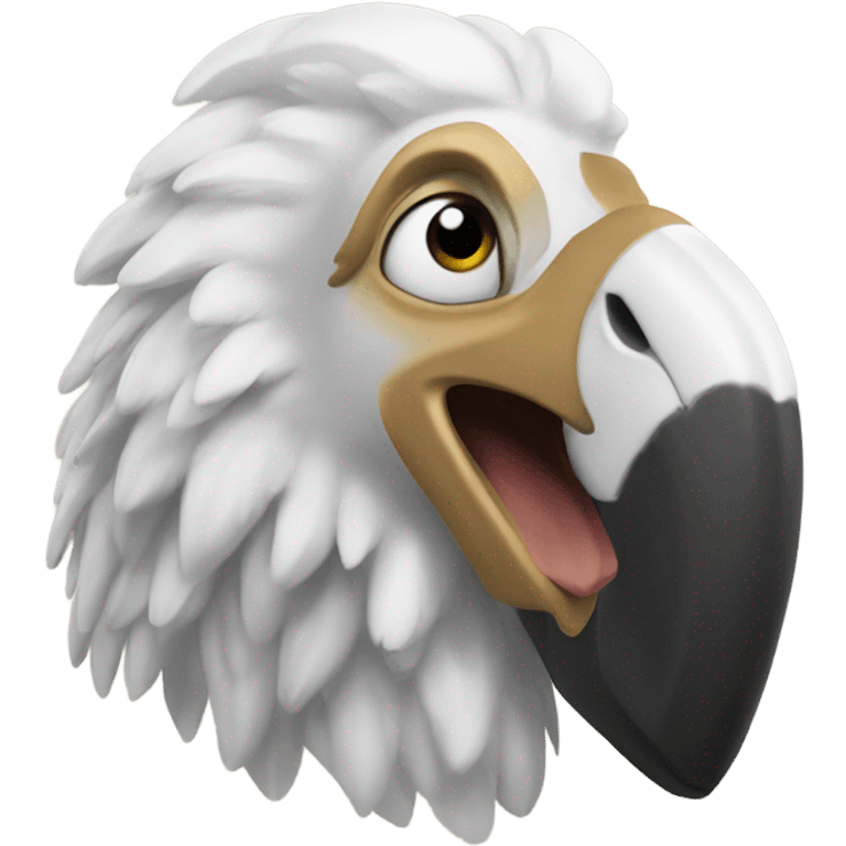 Eagle carrying a ram  emoji