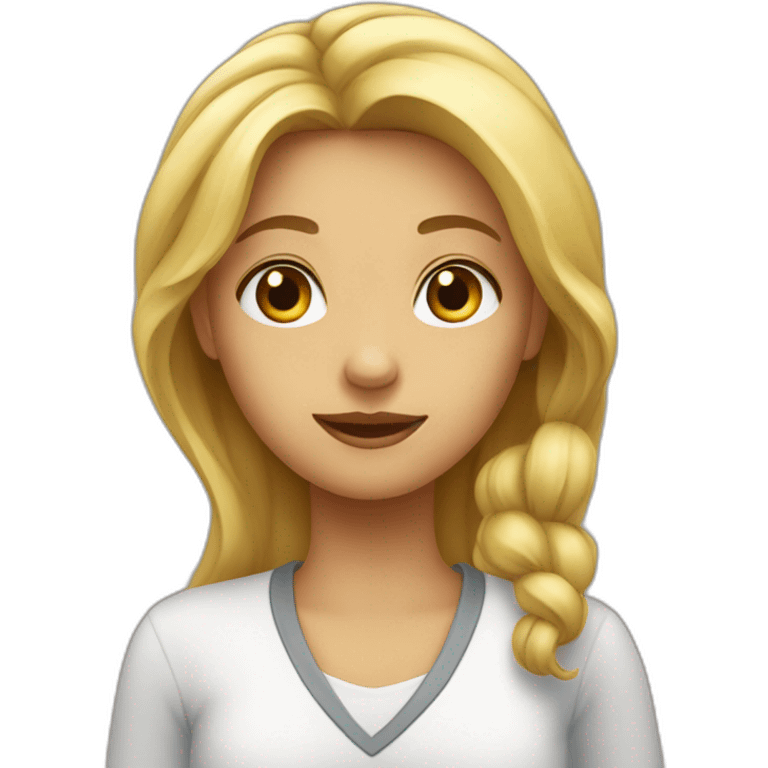 Fille énervée emoji