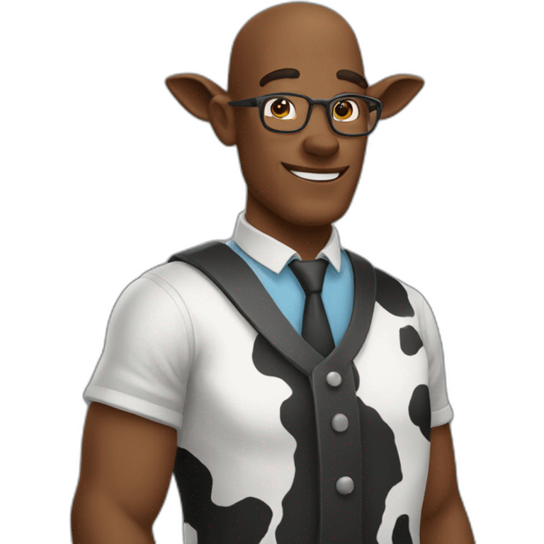 cow teacher emoji